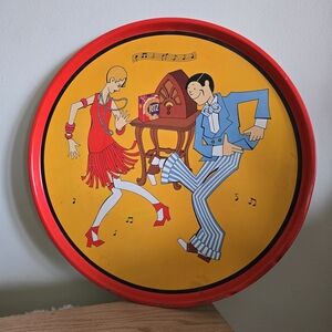 vintage Ritz Crackers metal serving tray